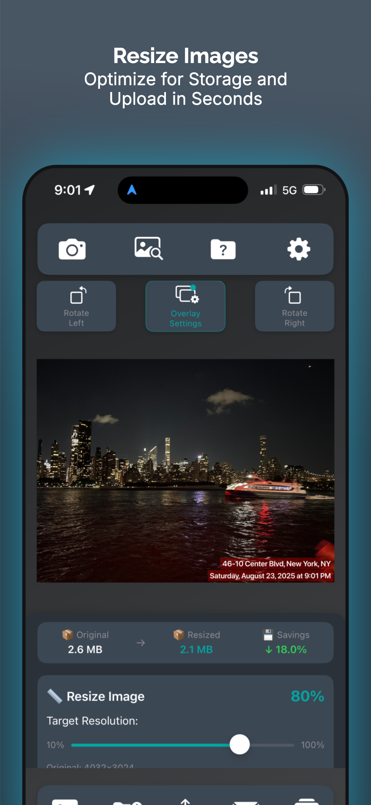 CompressNStamp screenshot 1